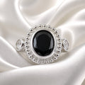 Black Sapphire Ring