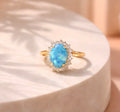 Blue Opal Ring